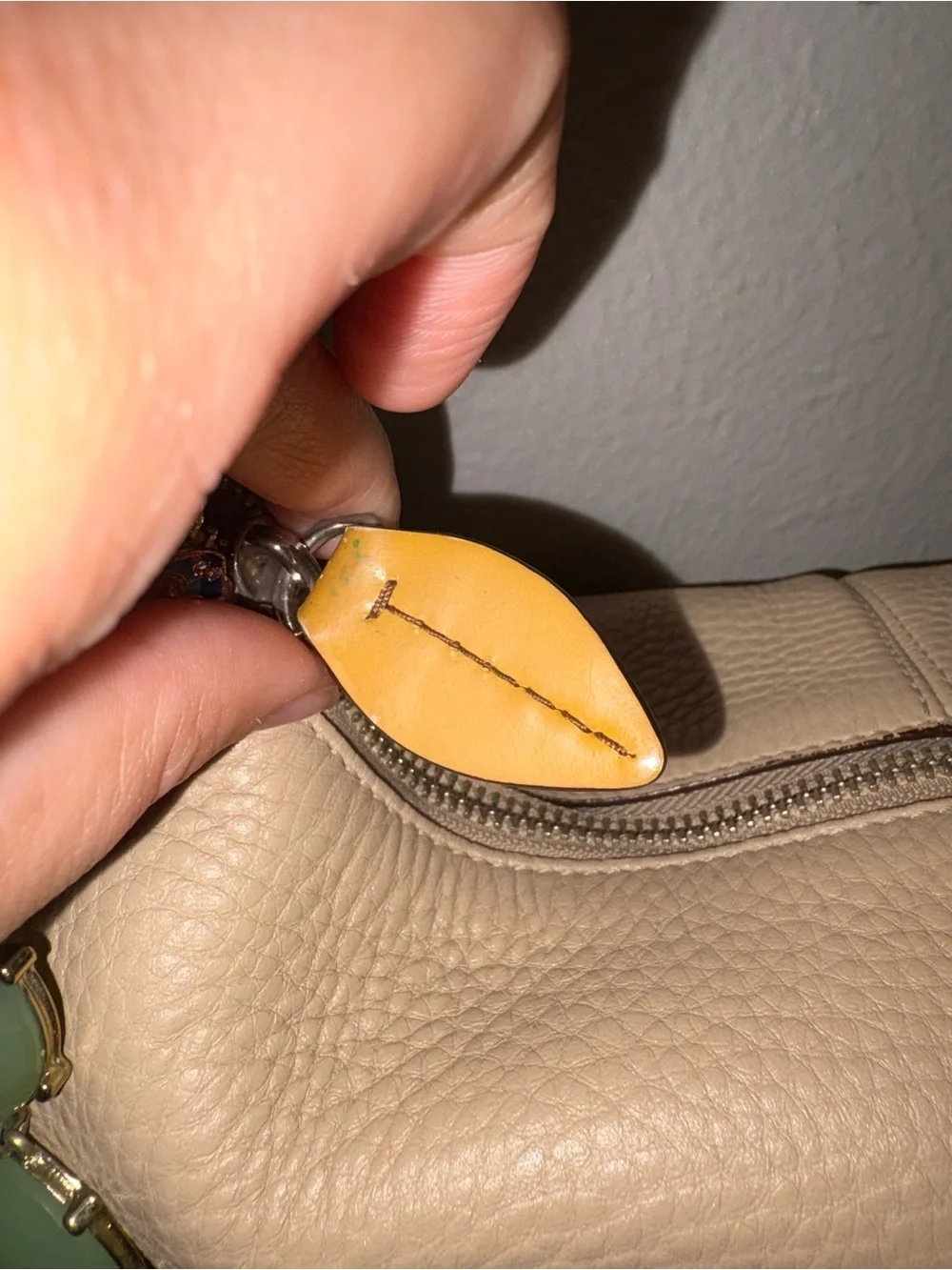 Coach Cream Leather Hobo